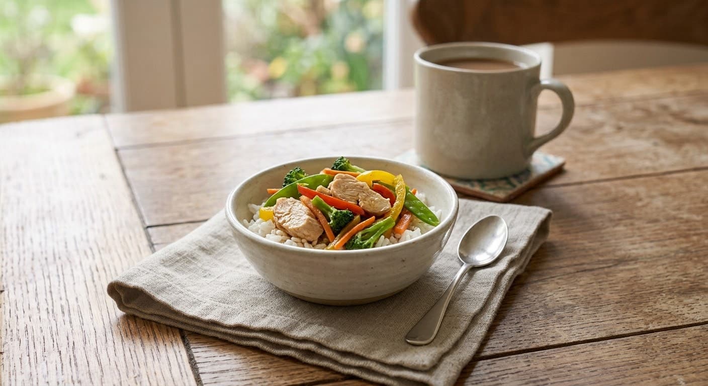 Mini Chicken and Veg Stir-Fry